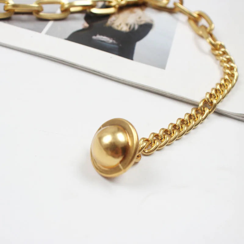 Women Fashion gold Belts Hip High Waist long Narrow Metal Chain Chunky Fringes Punk temperament Waist Chain