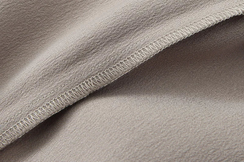 2024 Women Autumn Silver Wide Leg Fleece Pants Vintage High Waist Office Lady PU Female Trousers Women's Clothing Free Shipping