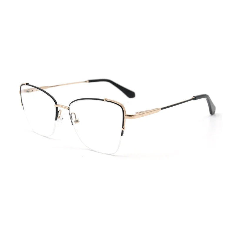 KANDREA Metal Glasses Frame Women Fashion Retro Square Myopia Optical Prescription Eyeglasses Female Spectacle Eyewear TL6322