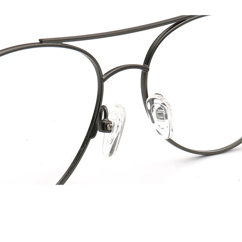 Men Aviation Eyeglass Frames for Women Pilot Glasses Frame Optical Eyeglasses Frames Metal Gold Punk Eyewear Retro Rx Spectacles