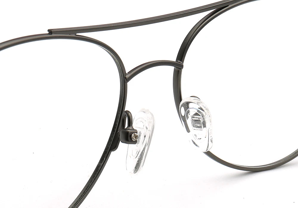 Men Aviation Eyeglass Frames for Women Pilot Glasses Frame Optical Eyeglasses Frames Metal Gold Punk Eyewear Retro Rx Spectacles