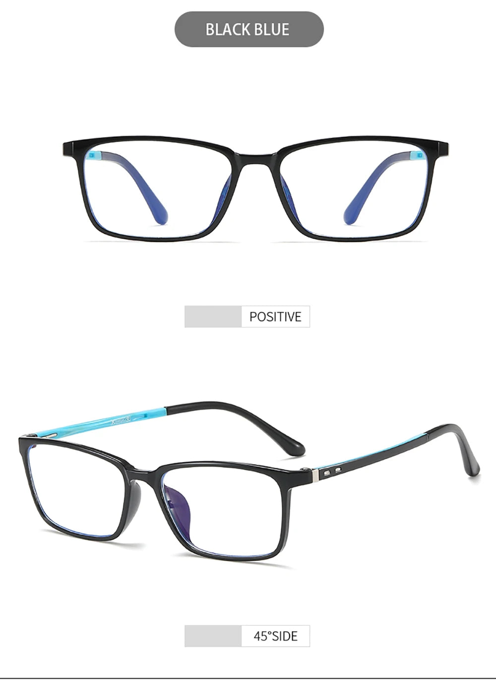 GUZTAG Anti Blue Light Glasses Vintage Casual Computer Goggles Optical  Eyeglasses Fashion Busines Eyewear For Men Women G8837