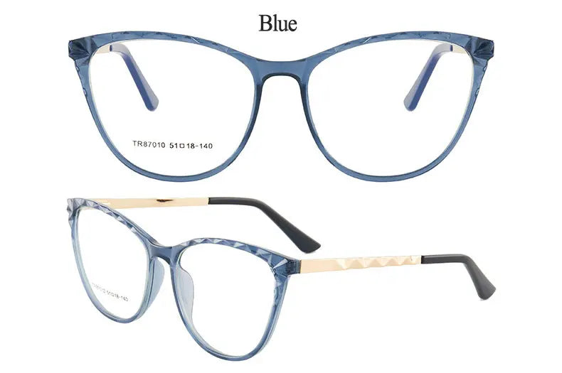 New Arrival Plastic Glasses Frame For Women  Full Rim Anti-Blue Ray Optical Eyewear Hot Selling