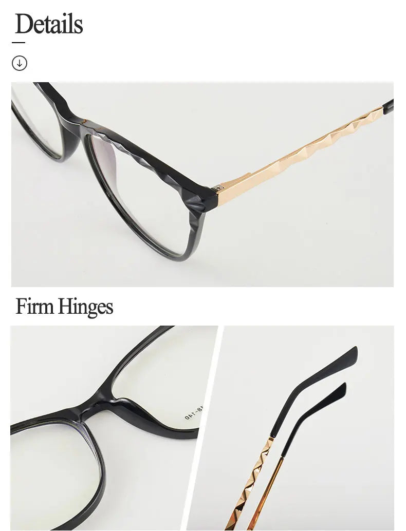 New Arrival Plastic Glasses Frame For Women  Full Rim Anti-Blue Ray Optical Eyewear Hot Selling