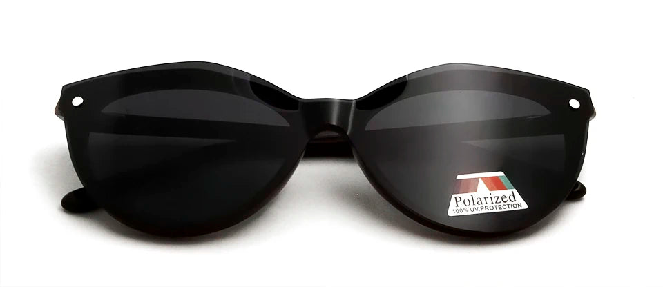 Polaroid Cat Eye Magnet Sunglasses Acetate Women Polarized Clip On Glasses Frame Uv400 Prescription Optical Myopia Eyewear