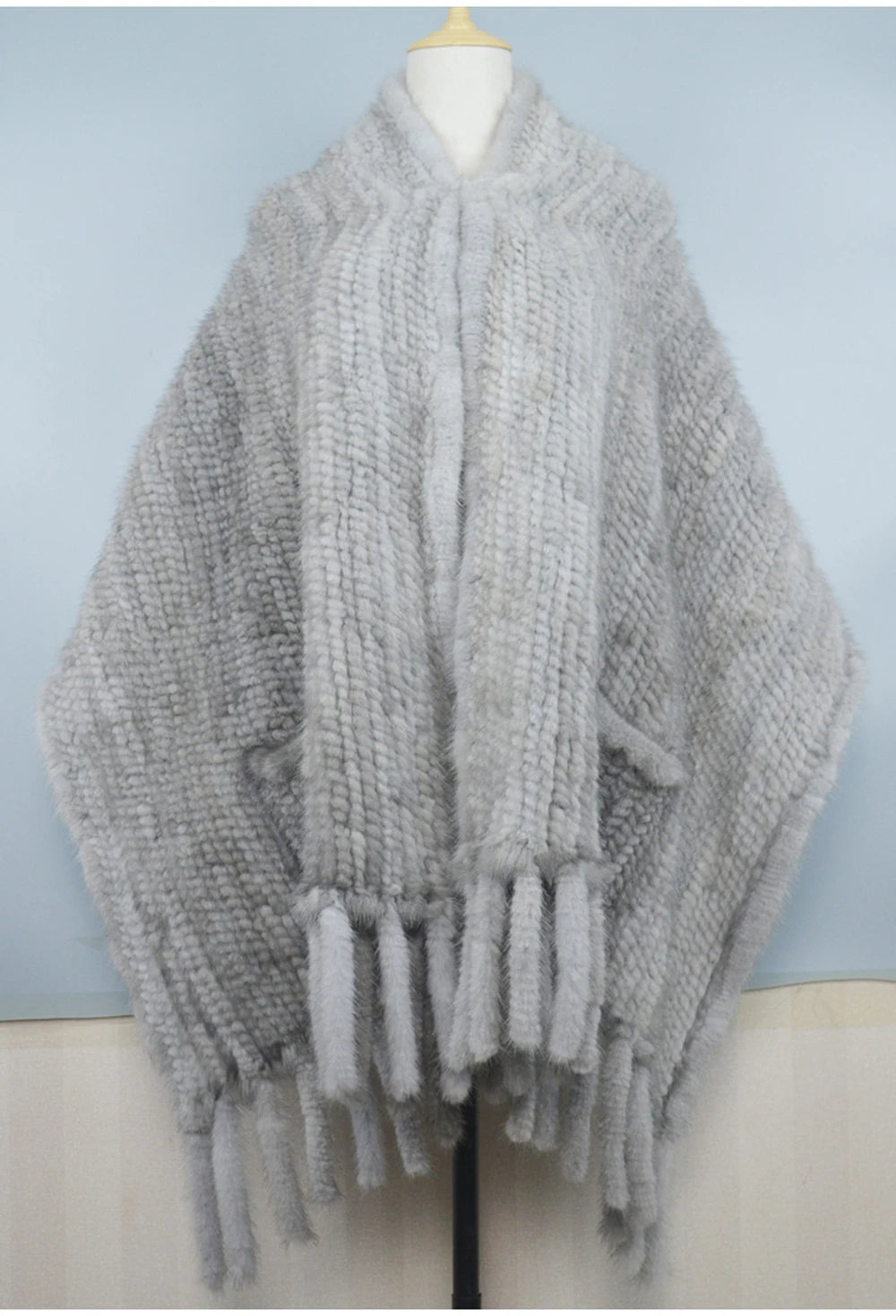 Long Style Winter Real Natural Mink Fur Scarf Lady 100% Natural Real Mink Fur Shawl Women Knitted Real Mink Fur Pashmina Scarves