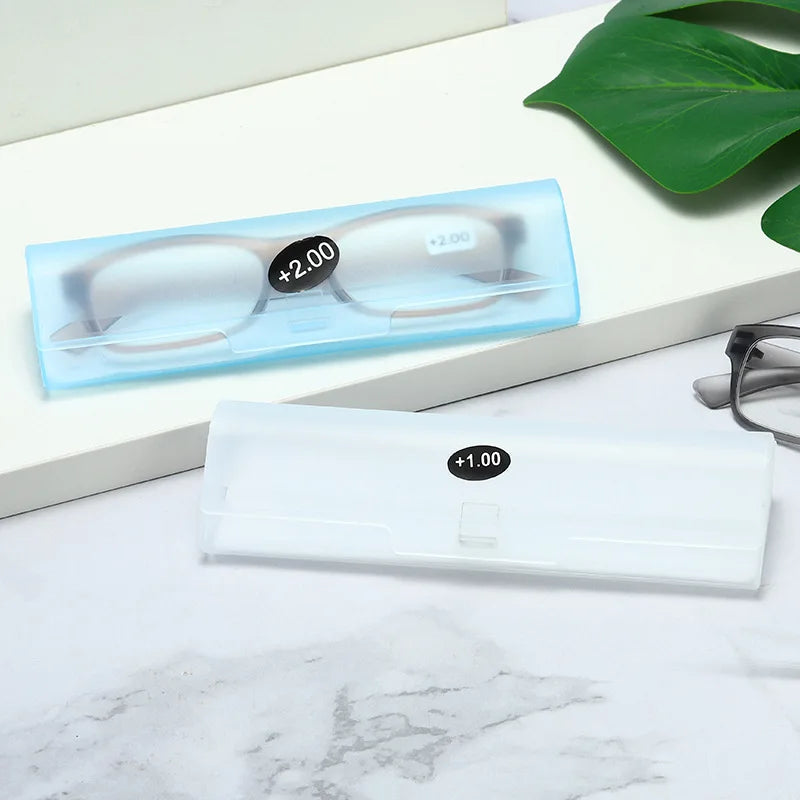 Optical frames Glasses Case Frosted Plastic Sunglasses Glasses Box Hard Eyeglasses Case Reading Glasses Case