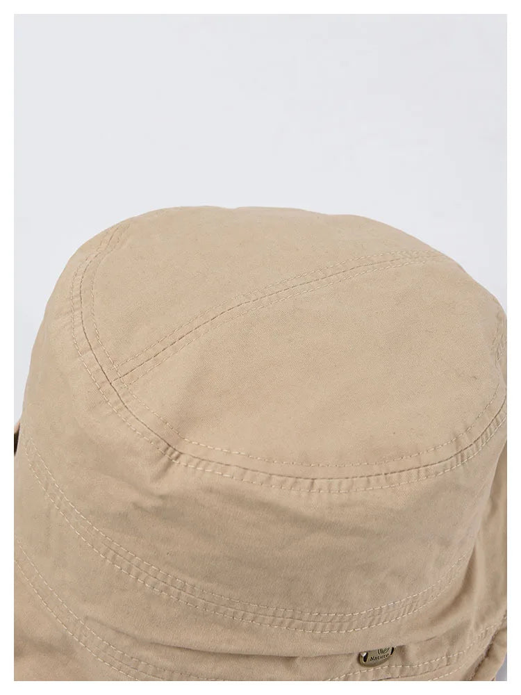 USPOP 2022 Women Spring  Bucket Hats Caual Cotton Summer Panama Hats Collapsible Sun Hats