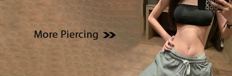 Piercing Silver 925 Belly Body Decoration Jewelry Navel Piercing Sexy For Women Belly Button Ring Luxurious Shiny