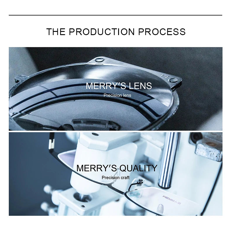 MERRYS DESIGN Luxury Glasses Frame For Men Women Fashion Titanium Alloy Square Frames Myopia Prescription Eyeglasses S2154