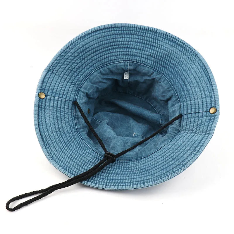 CAMOLAND UPF 50+ Sun Hat For Women Men 100% Cotton Bucket Hat Male Camouflage Patchwork Outdoor Hiking Fishing Boonie Caps