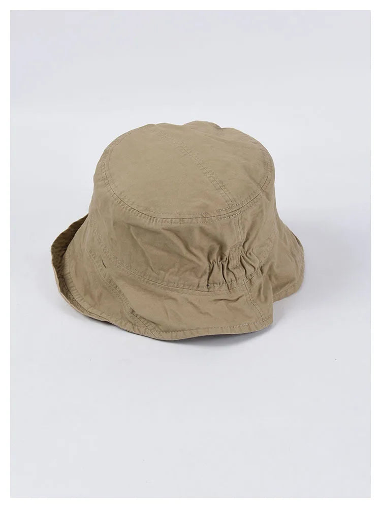 USPOP 2022 Women Spring  Bucket Hats Caual Cotton Summer Panama Hats Collapsible Sun Hats