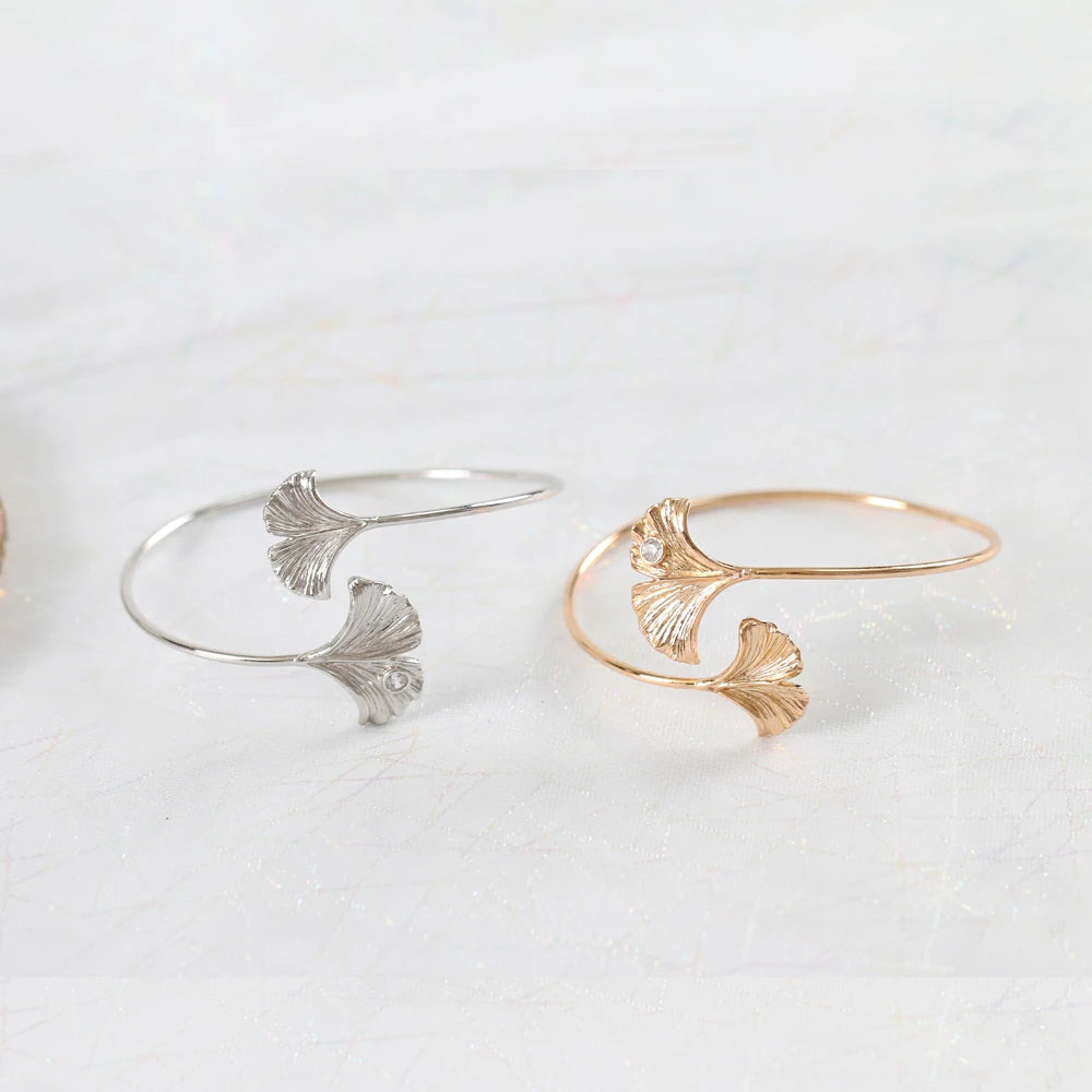 LANFLORA new Ginkgo biloba leaves women bracelet Classic adjustable bracelet factory shop bracelet wholesale price