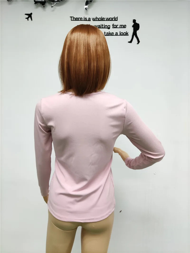 Summer T Shirt Women Europe United States Sell New Autumn Fashion Long Sleeve T-shirt Female Tee Tshirts LTF1913