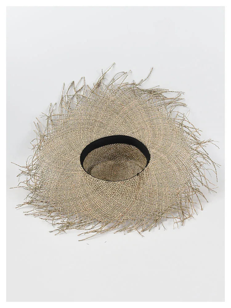 USPOP New Women Summer SSun Hats Natural Straw Wide Brim Beach Hats