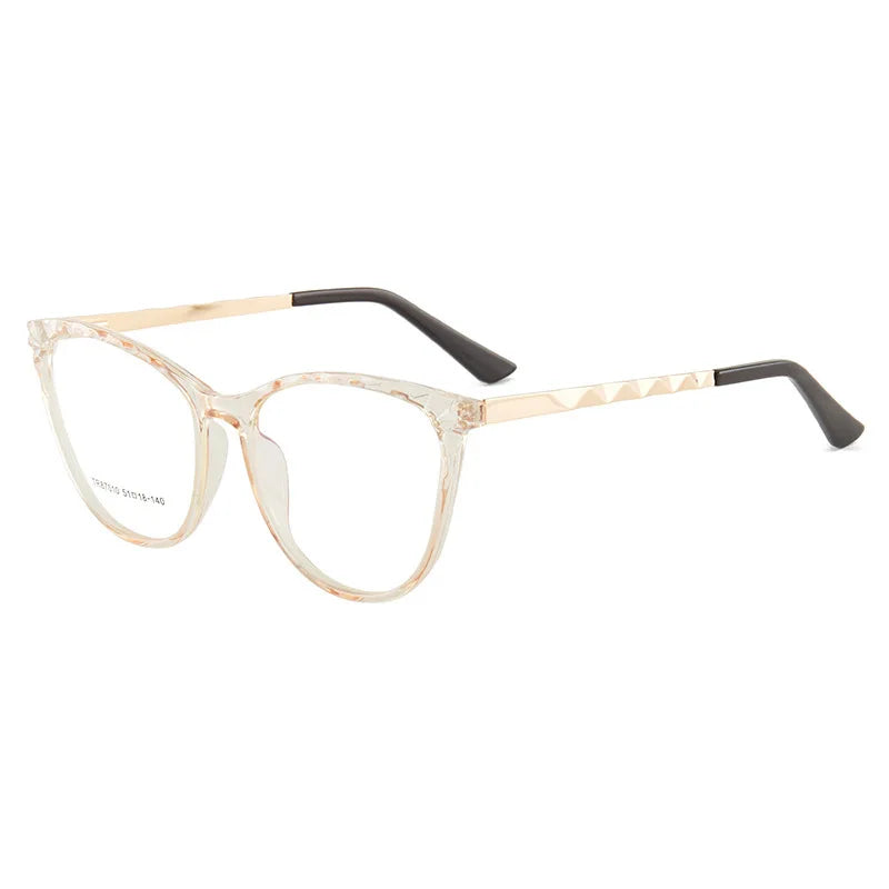 New Arrival Plastic Glasses Frame For Women  Full Rim Anti-Blue Ray Optical Eyewear Hot Selling
