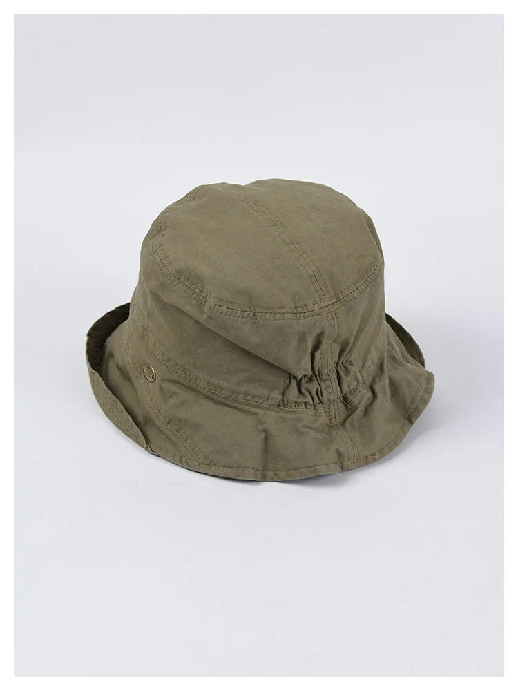 USPOP 2022 Women Spring  Bucket Hats Caual Cotton Summer Panama Hats Collapsible Sun Hats