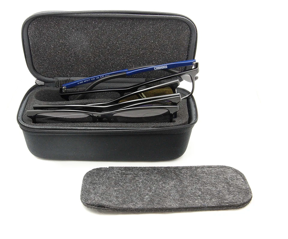 4 clips Brand Magnet Polarized Clip On Sunglasses Round Women Ultem Computer Glasses Men Anti  Blue Light Glasses Prescription