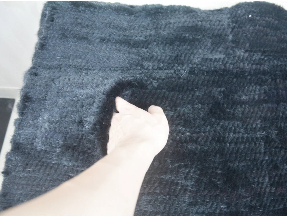 Long Style Winter Real Natural Mink Fur Scarf Lady 100% Natural Real Mink Fur Shawl Women Knitted Real Mink Fur Pashmina Scarves