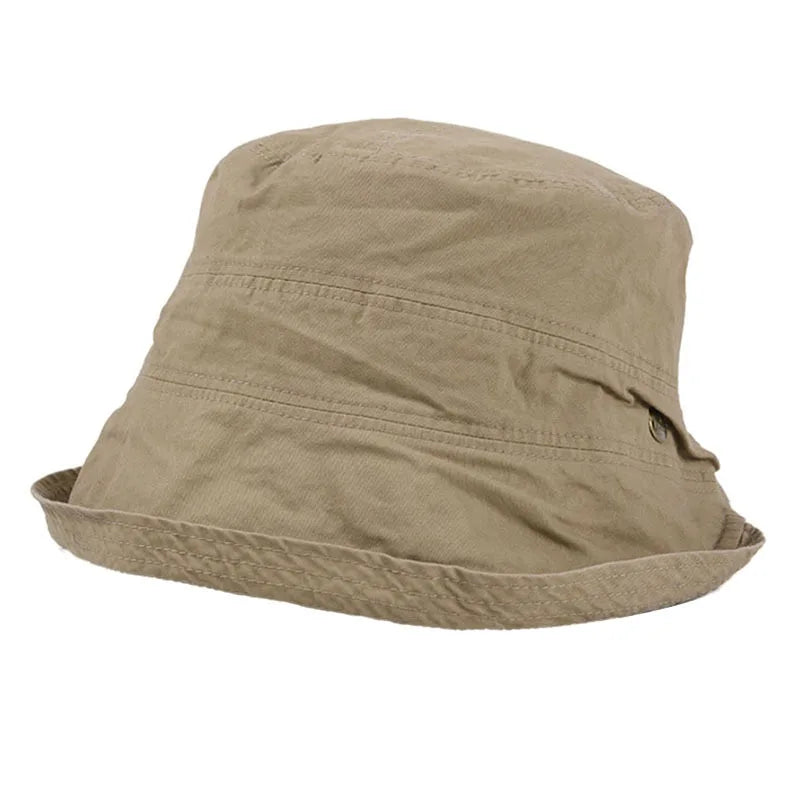 USPOP 2022 Women Spring  Bucket Hats Caual Cotton Summer Panama Hats Collapsible Sun Hats