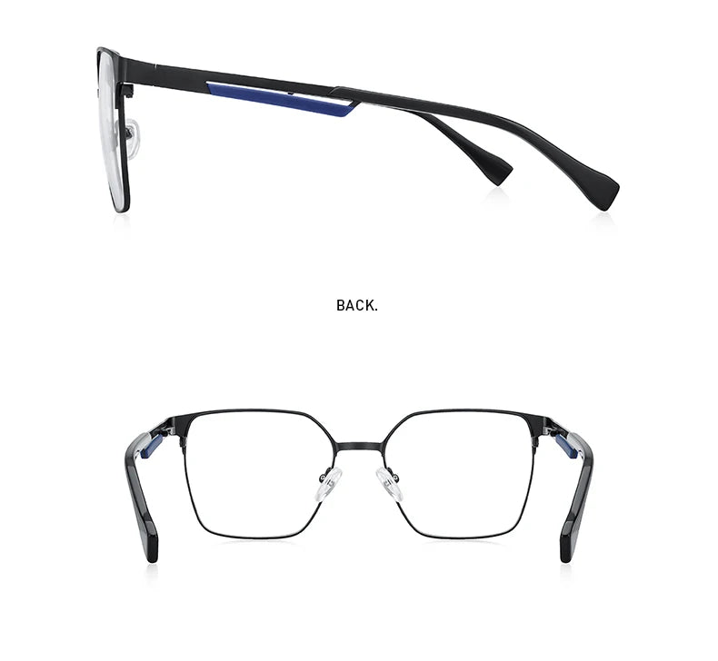 MERRYS DESIGN Luxury Glasses Frame For Men Women Fashion Titanium Alloy Square Frames Myopia Prescription Eyeglasses S2154