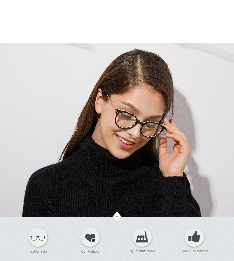 High quality  bauhaus shaped round Acetate glasses frame men Retro eyeglasses women myopia reading eyewear Oculos De Grau