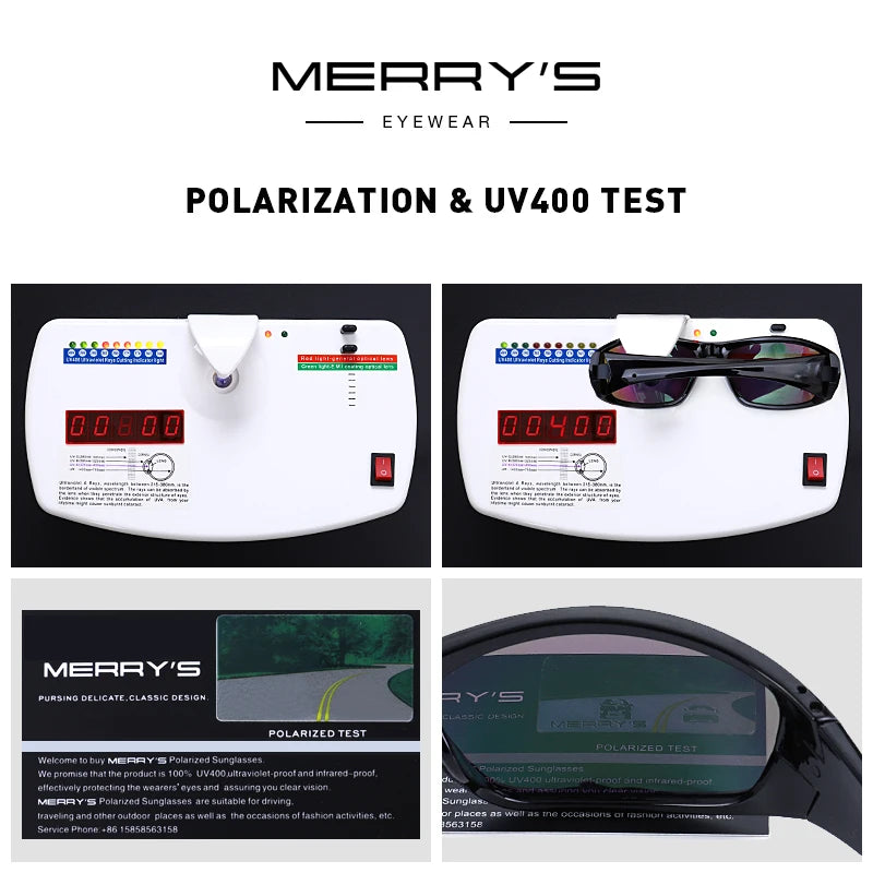 MERRYS DESIGN Men Polarized Outdoor Sports Sunglasses Male Goggles Glasses For Driving UV400 S9029