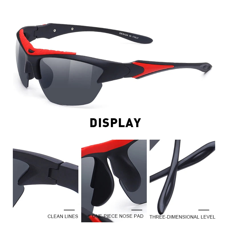 MERRYS DESIGN Men Polarized Outdoor Sports Sunglasses Male Goggles Glasses For Fishing B i cycle UV400 Protection S9025