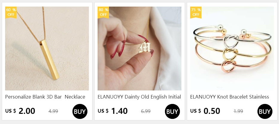 Stainless Steel Bracelets Open Adjust Fashion DIY Bracelets For Women