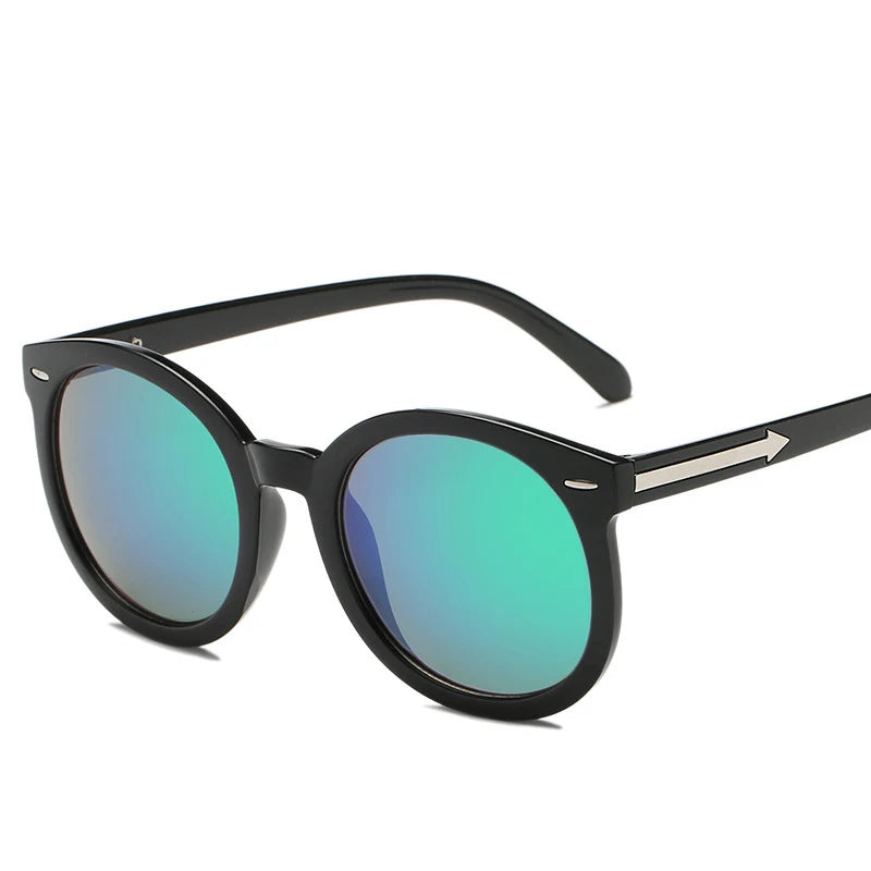 RMM Brand Designer nail Big round Sunglasses Women Luxury Plastic Sun Glasses Classic Retro Outdoor big