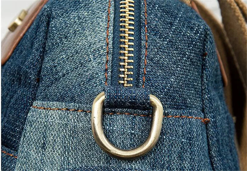 2023 High Quality Women Denim Shoulder Bags Multifunctional Women Travel Handbags Casual Cross Body Bags Drop Shipping