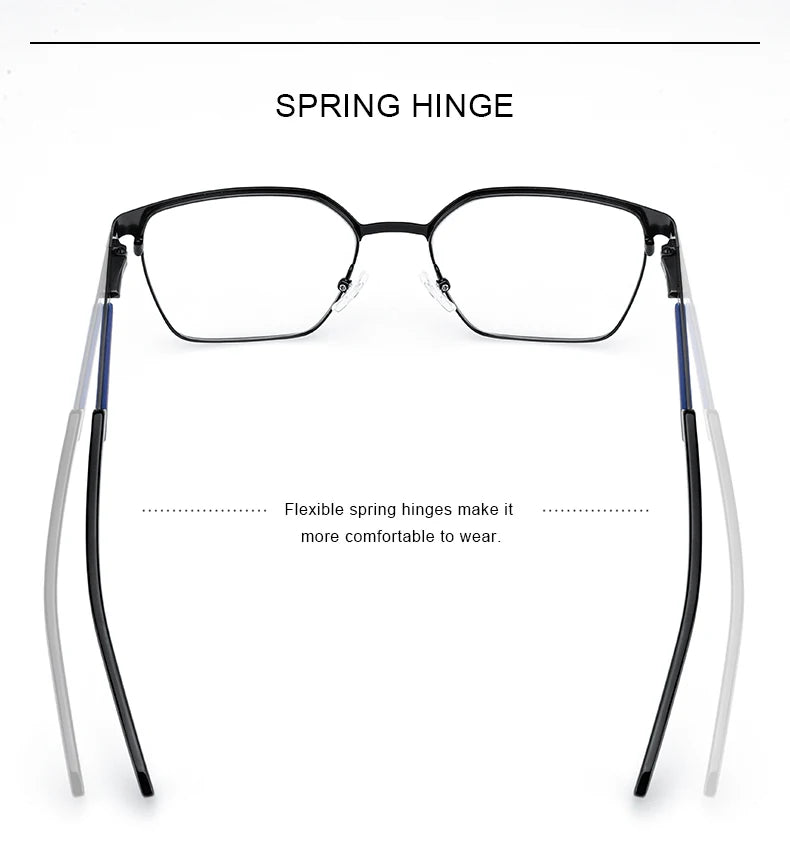 MERRYS DESIGN Luxury Glasses Frame For Men Women Fashion Titanium Alloy Square Frames Myopia Prescription Eyeglasses S2154