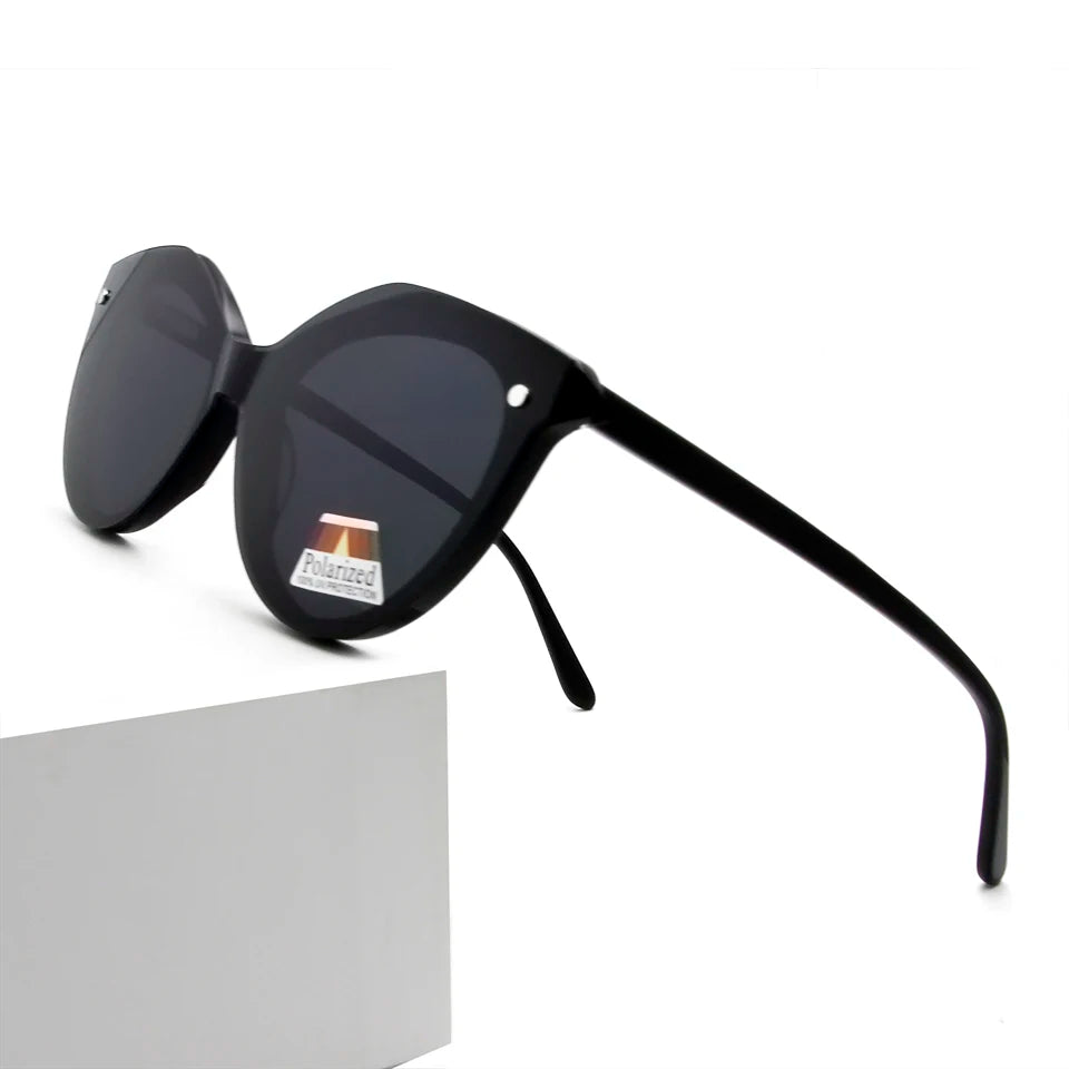 Polaroid Cat Eye Magnet Sunglasses Acetate Women Polarized Clip On Glasses Frame Uv400 Prescription Optical Myopia Eyewear