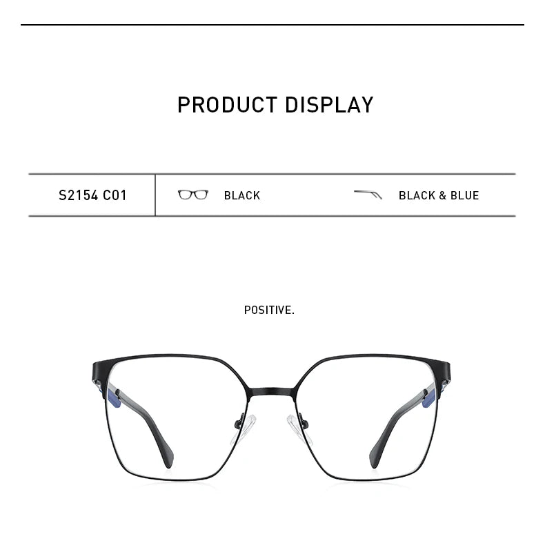 MERRYS DESIGN Luxury Glasses Frame For Men Women Fashion Titanium Alloy Square Frames Myopia Prescription Eyeglasses S2154