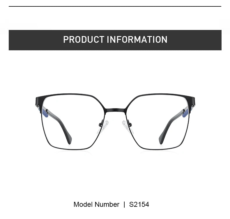 MERRYS DESIGN Luxury Glasses Frame For Men Women Fashion Titanium Alloy Square Frames Myopia Prescription Eyeglasses S2154