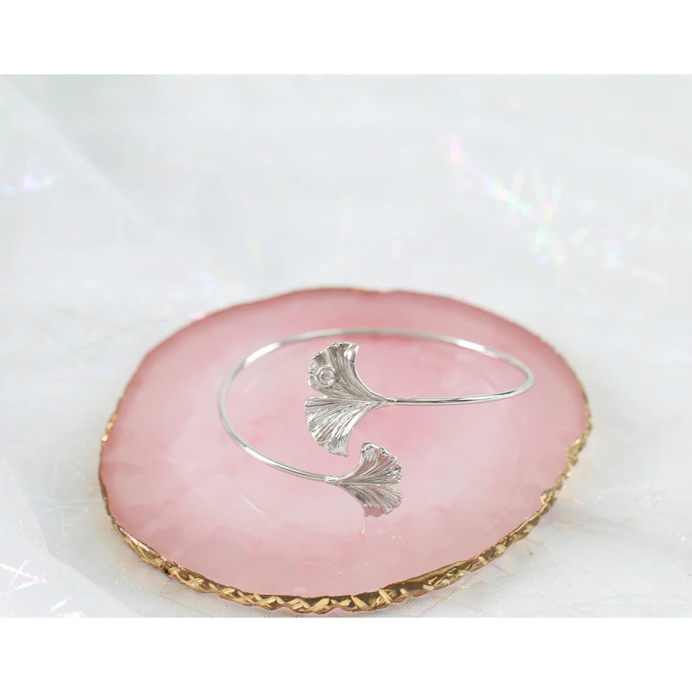 LANFLORA new Ginkgo biloba leaves women bracelet Classic adjustable bracelet factory shop bracelet wholesale price