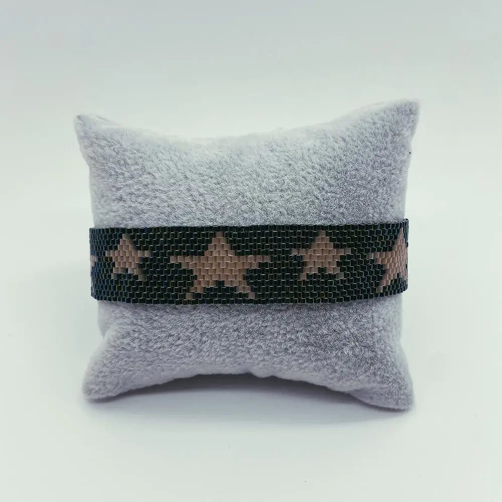 BLUESTAR Turkish Evil Eye Bracelets Star Women Bracelet MIYUKI Pulseras Mujer Handmade Crystal Bead Armband Jewelry 2021