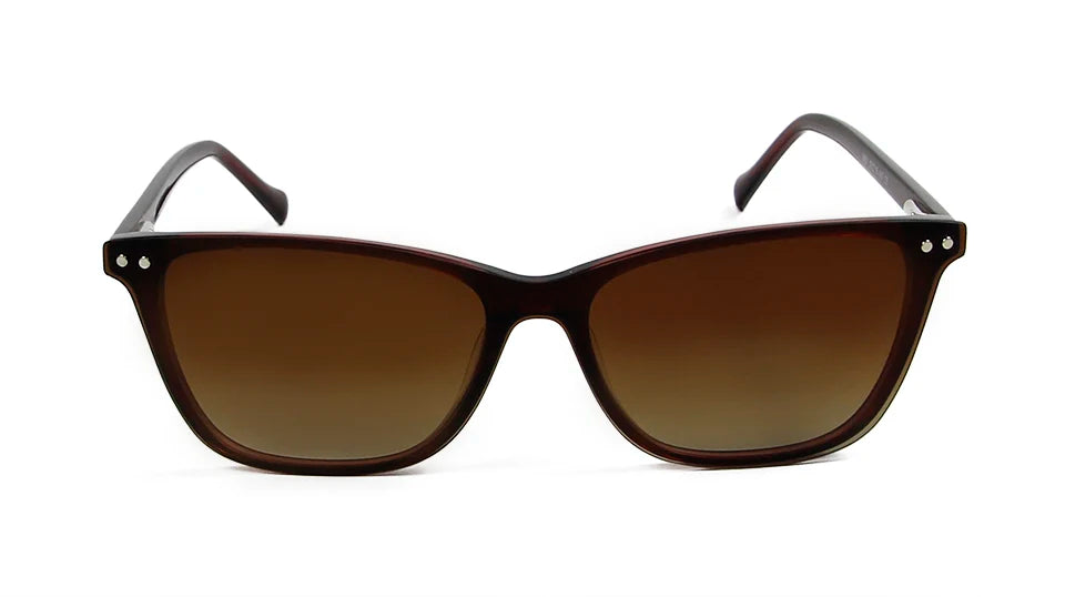 Trends 2024 Cateye Polarized Clear Sunglasses Women Transparent Acetate Eyewear Frame With Magnetic Clip On Sunglass Reflective