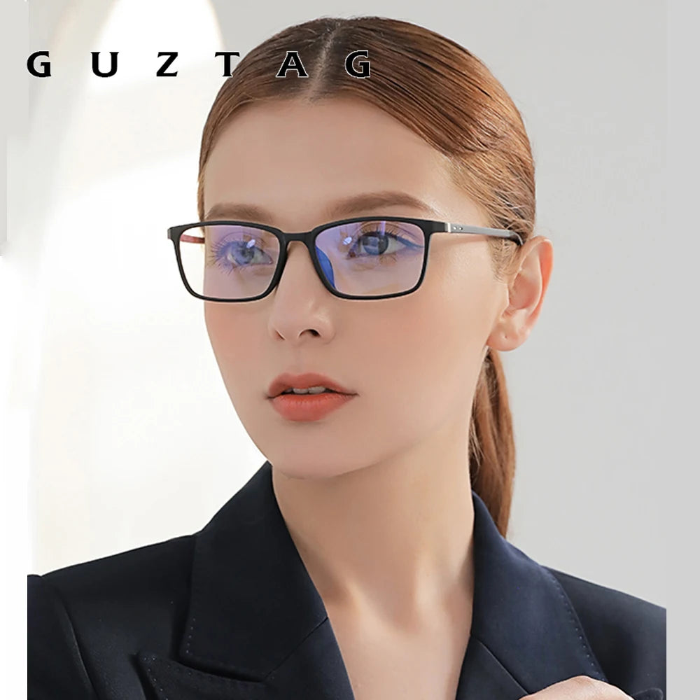 GUZTAG Anti Blue Light Glasses Vintage Casual Computer Goggles Optical  Eyeglasses Fashion Busines Eyewear For Men Women G8837