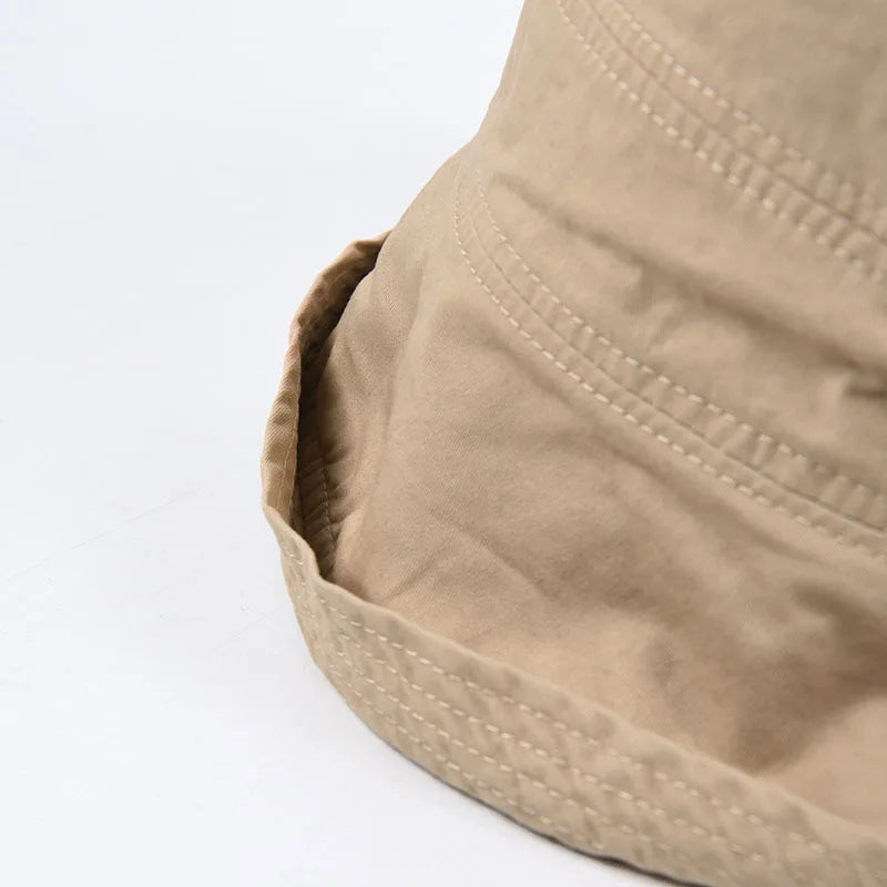 USPOP 2022 Women Spring  Bucket Hats Caual Cotton Summer Panama Hats Collapsible Sun Hats