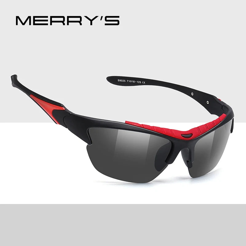 MERRYS DESIGN Men Polarized Outdoor Sports Sunglasses Male Goggles Glasses For Fishing B i cycle UV400 Protection S9025