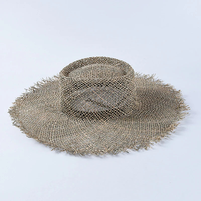 USPOP New Women Summer SSun Hats Natural Straw Wide Brim Beach Hats