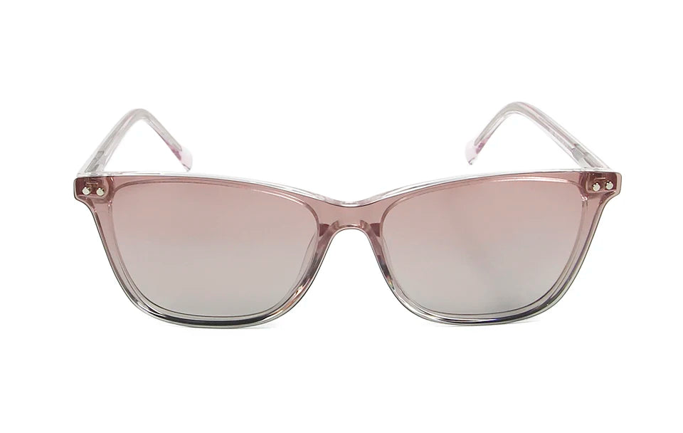 Trends 2024 Cateye Polarized Clear Sunglasses Women Transparent Acetate Eyewear Frame With Magnetic Clip On Sunglass Reflective