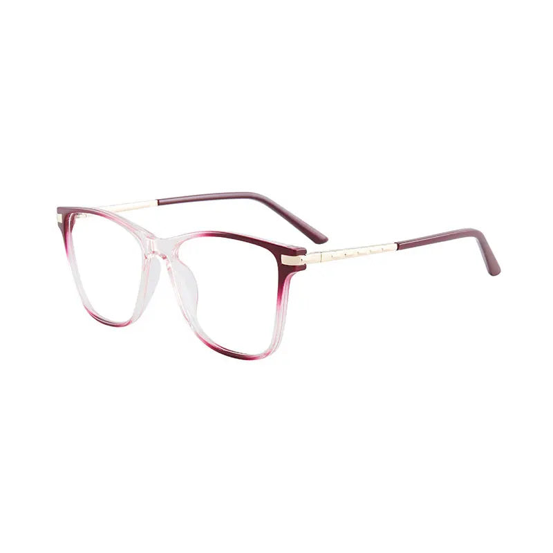 Glasses For Female Full Rim TR90 Frame Eyewears Retro Brand Anti-Blue Light Lenses Myopia Spectacles