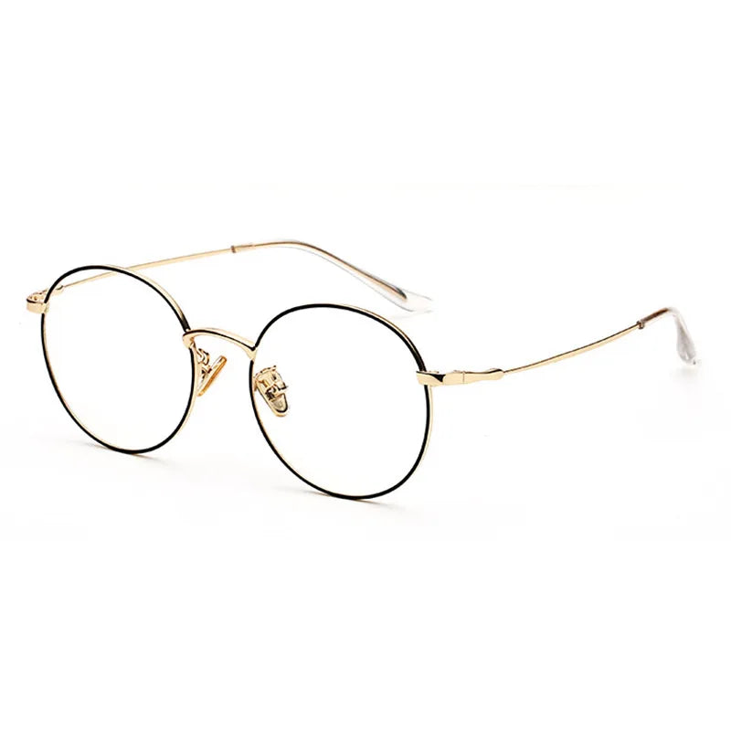 Alloy Eyeglasses Frame for Men and Women Optical Spectacles Oval Prescription Eyewear Glasses Frame High Quality