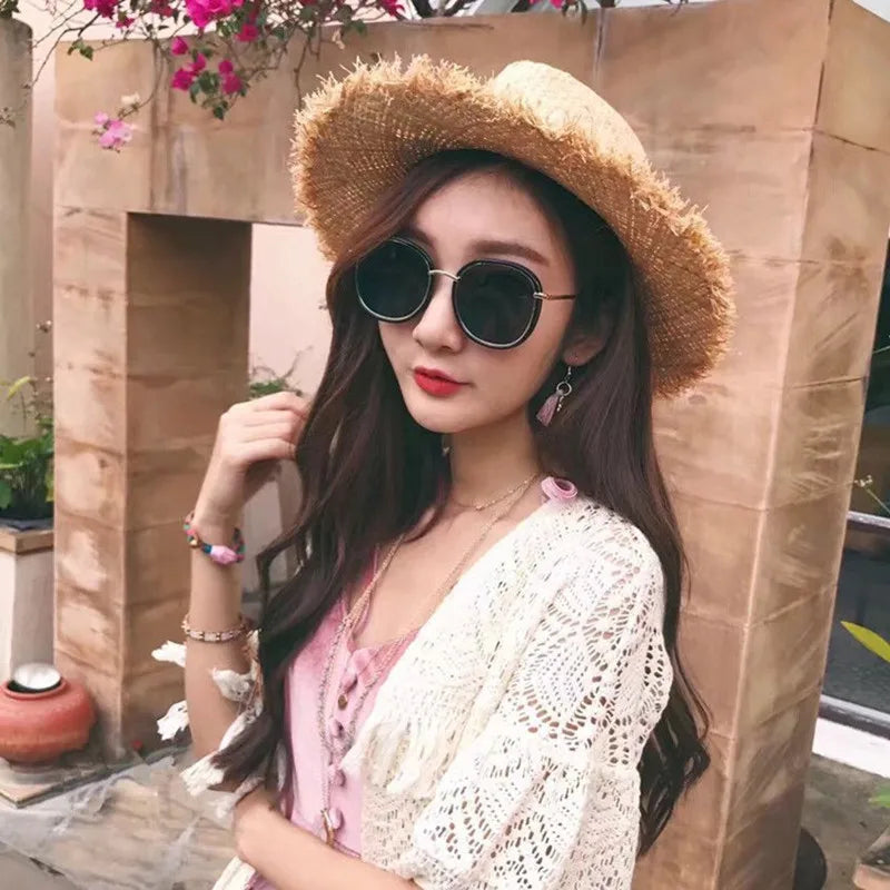 LONSY Prescription -1.0 -1.5 -2.0 -2.5 -3.0 -3.5 -4.0 Fashion Myopia Sunglasses Men Women Round Sun glasses Retro UV400 Shades