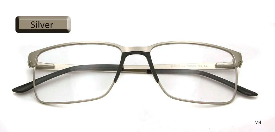 Titanium Alloy Optical Glasses Ultralight Clear Lens Glasses Men Square Myopia Glasses Women Diopter Prescription Glasses Frame