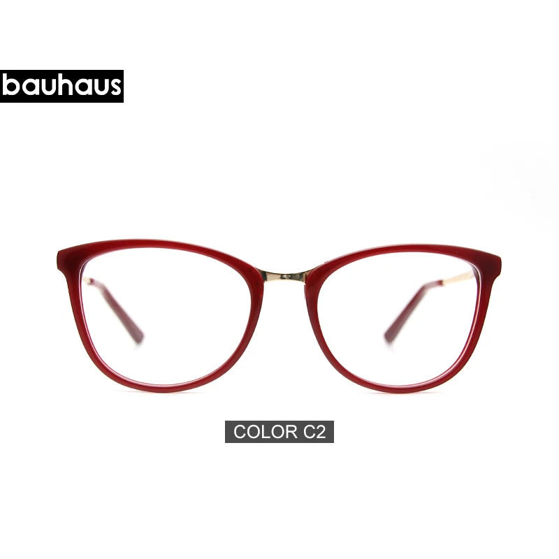 2018 Spectacle frame cat eye Glasses frame clear lens Women brand Eyewear optical frames myopia nerd  eyeglasses frame