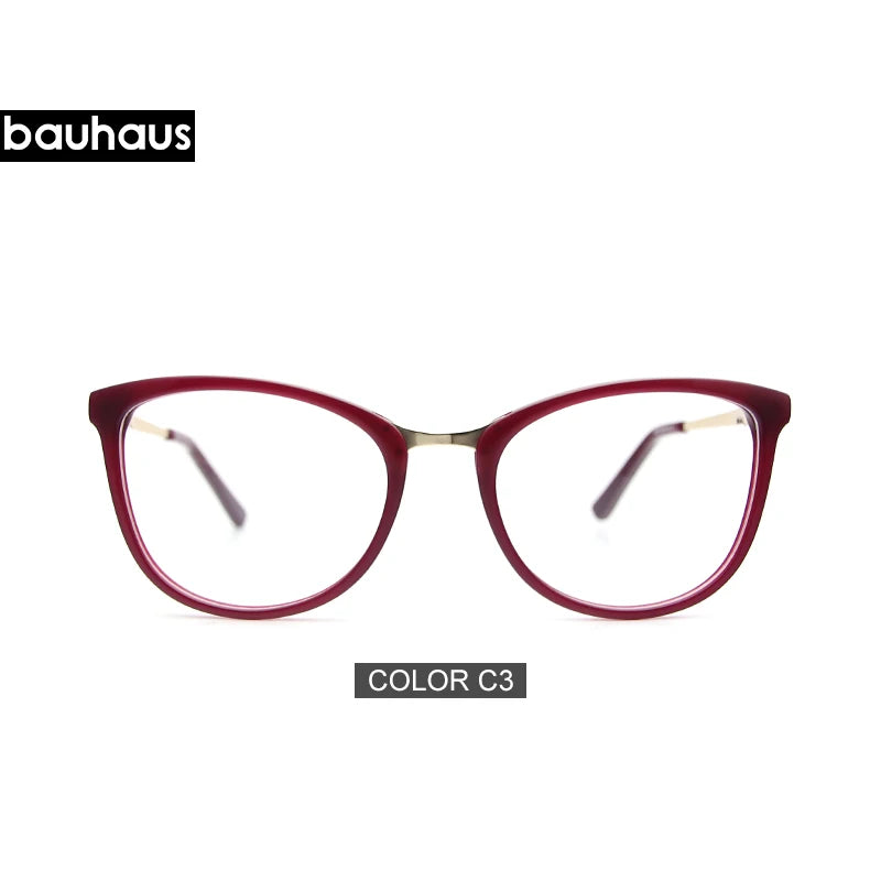 2018 Spectacle frame cat eye Glasses frame clear lens Women brand Eyewear optical frames myopia nerd  eyeglasses frame