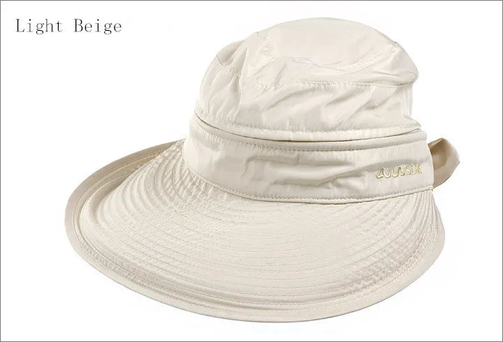 2019 New Summer Fashion Korean Style Bowknot Big Visor Cap Color Matching Beach Sun Hat for Women Chapeau Femme Ete